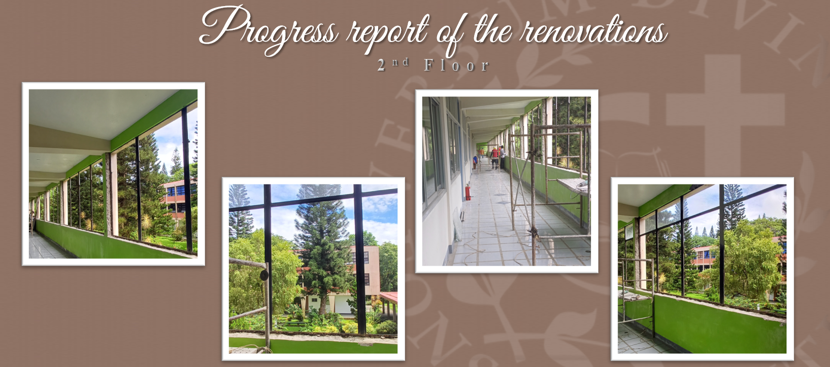 Progress report on the Renovations (2nd Floor)